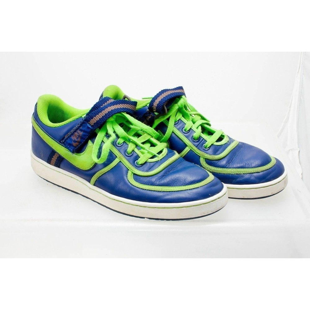 Nike Id Men's Size 10.5 US 44.5 EU Blue Green Leather Shoes 339373-991 LN2NI